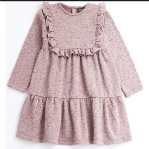 Tocoto Vintage Plush Ruffle Dress
